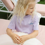 Bailey Boys Girls Logo Tee, Ice Cream on Lilac