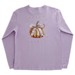 Bailey Boys Long Sleeve Girl's Logo Tee, Pumpkin on Lavender - Little Miss Muffin Children & Home