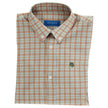Bailey Boys Roscoe Performance Button Down in Spice Plaid - Little Miss Muffin Children & Home