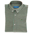 Bailey Boys Roscoe Performance Button Down in Jingle Plaid - Little Miss Muffin Children & Home