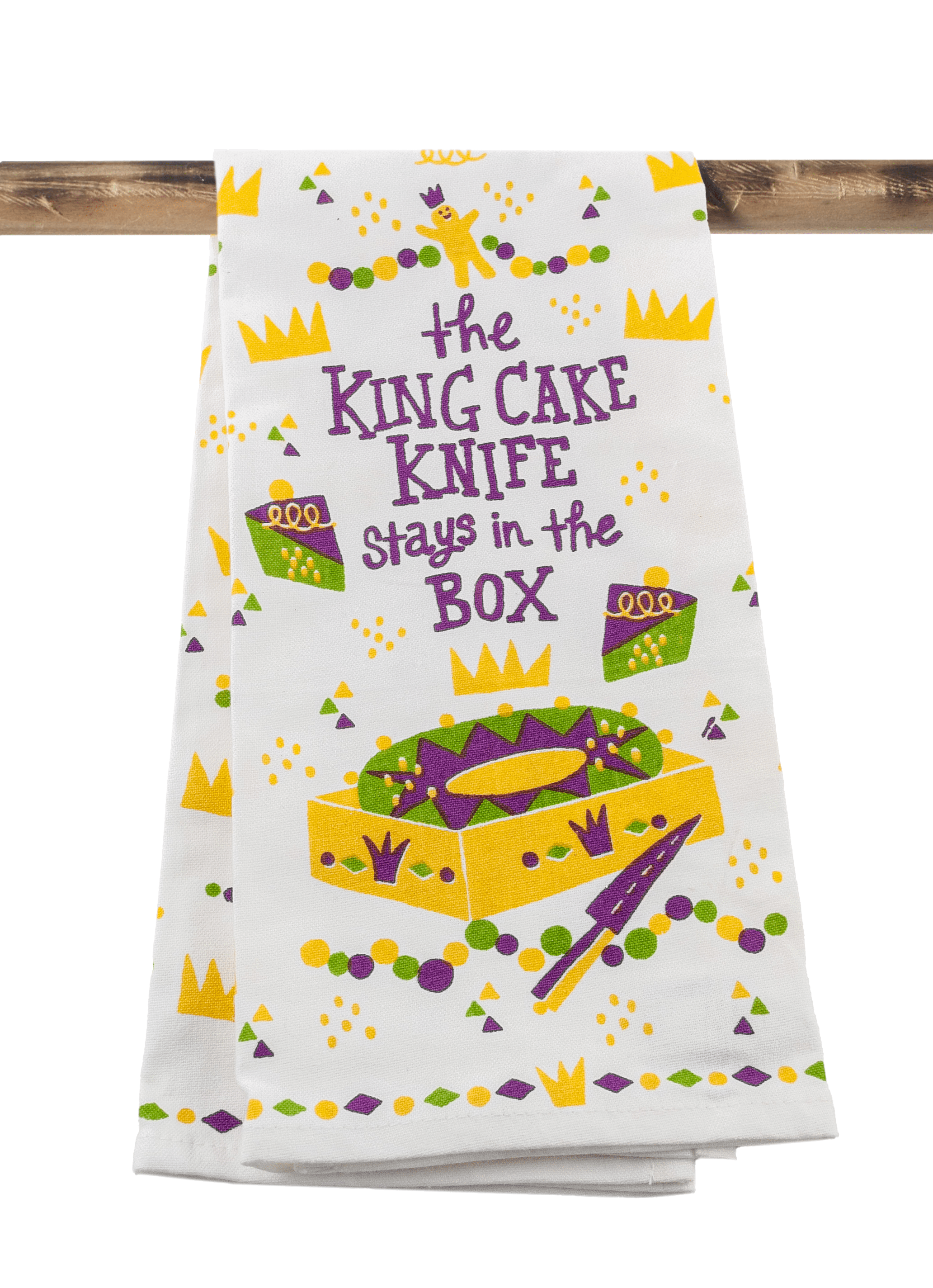 Second Line Ventures The Parish Line The King Cake Knife Kitchen Towel - Little Miss Muffin Children & Home