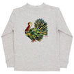 Long Sleeve Logo Tee, Turkey on Oatmeal