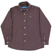 Roscoe Button Down Shirt in Durham Plaid for boys by J. Bailey, view 2