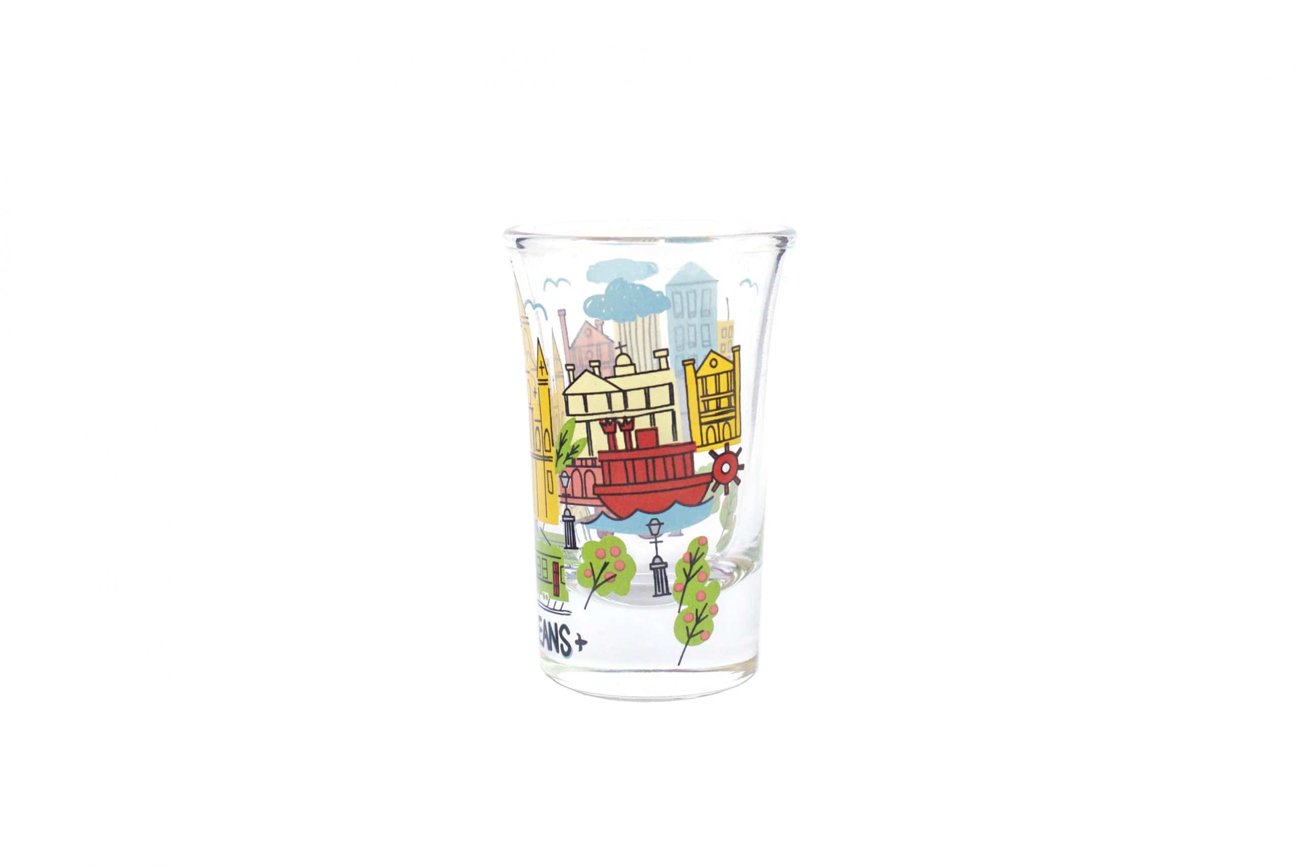 The Parish Line The Parish Line Colorful Quarter Shot Glass - Little Miss Muffin Children & Home