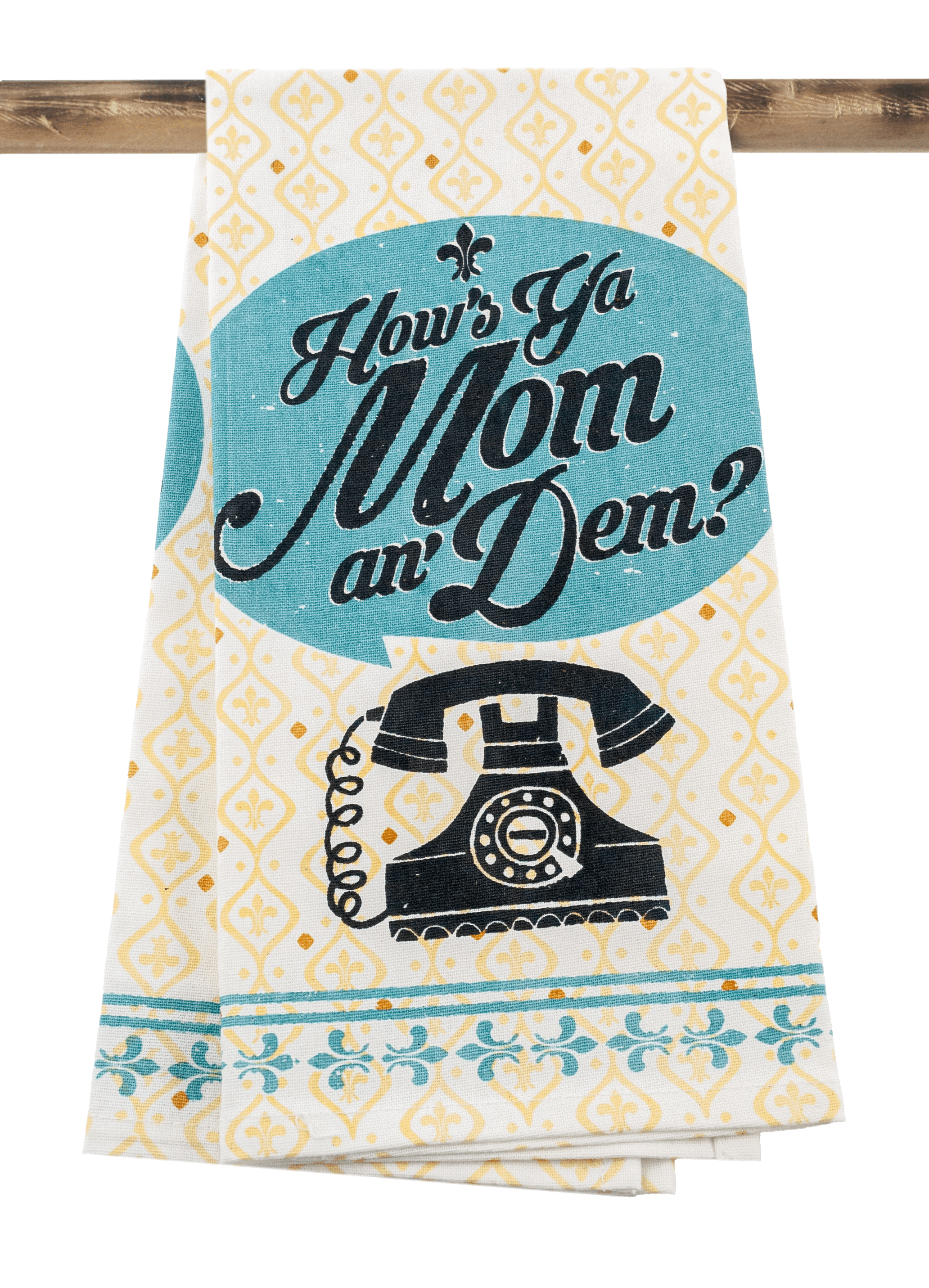 The Parish Line The Parish Line How’s Ya Mom An Dem Kitchen Towel - Little Miss Muffin Children & Home