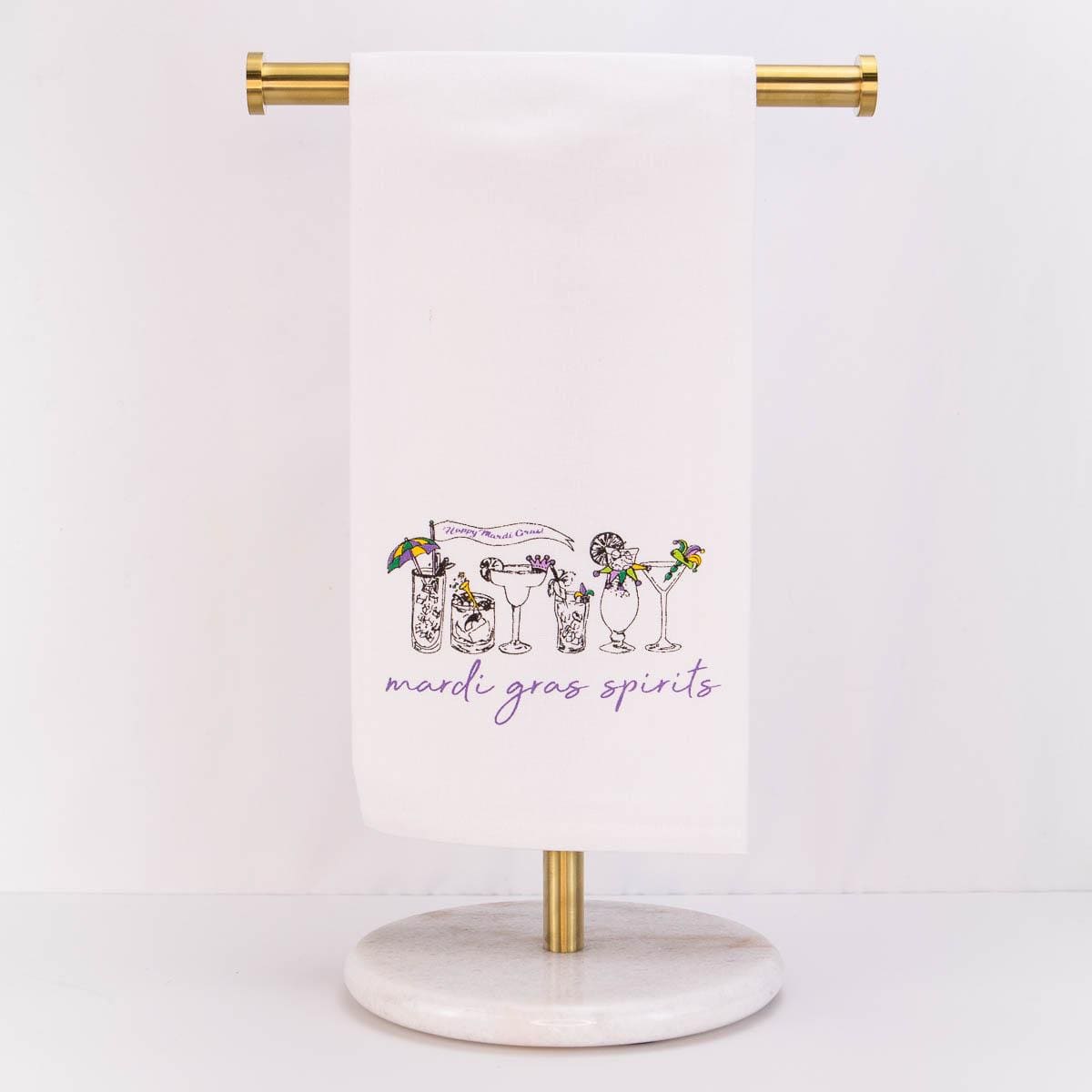 The Royal Standard Mardi Gras Spirits Hand Towel