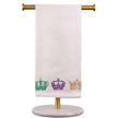 The Royal Standard The Royal Standard Elizabeth Crown Hand Towel in White/Multi - Little Miss Muffin Children & Home
