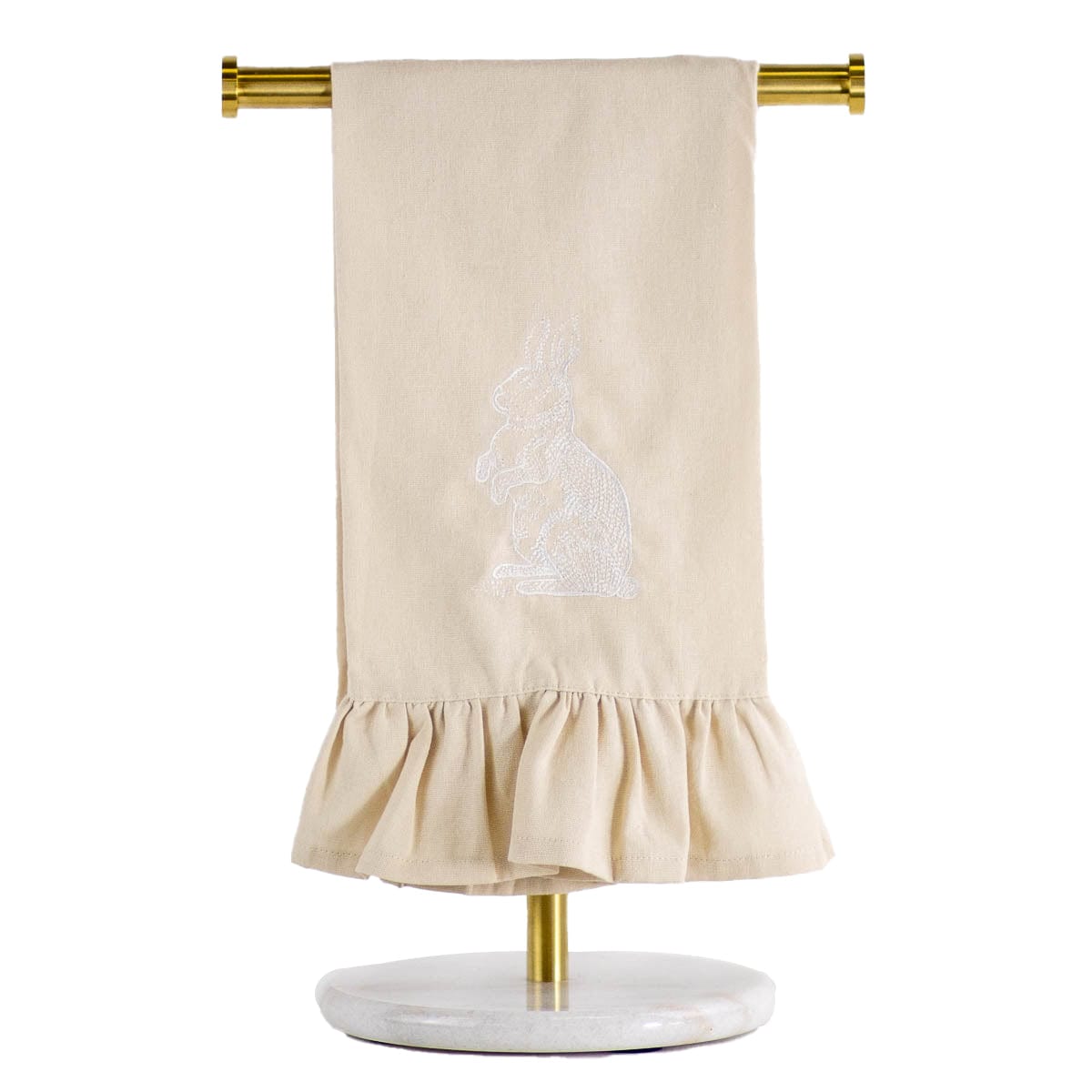 The Royal Standard The Royal Standard Alyse Bunny Ruffle Hand Towel - Little Miss Muffin Children & Home