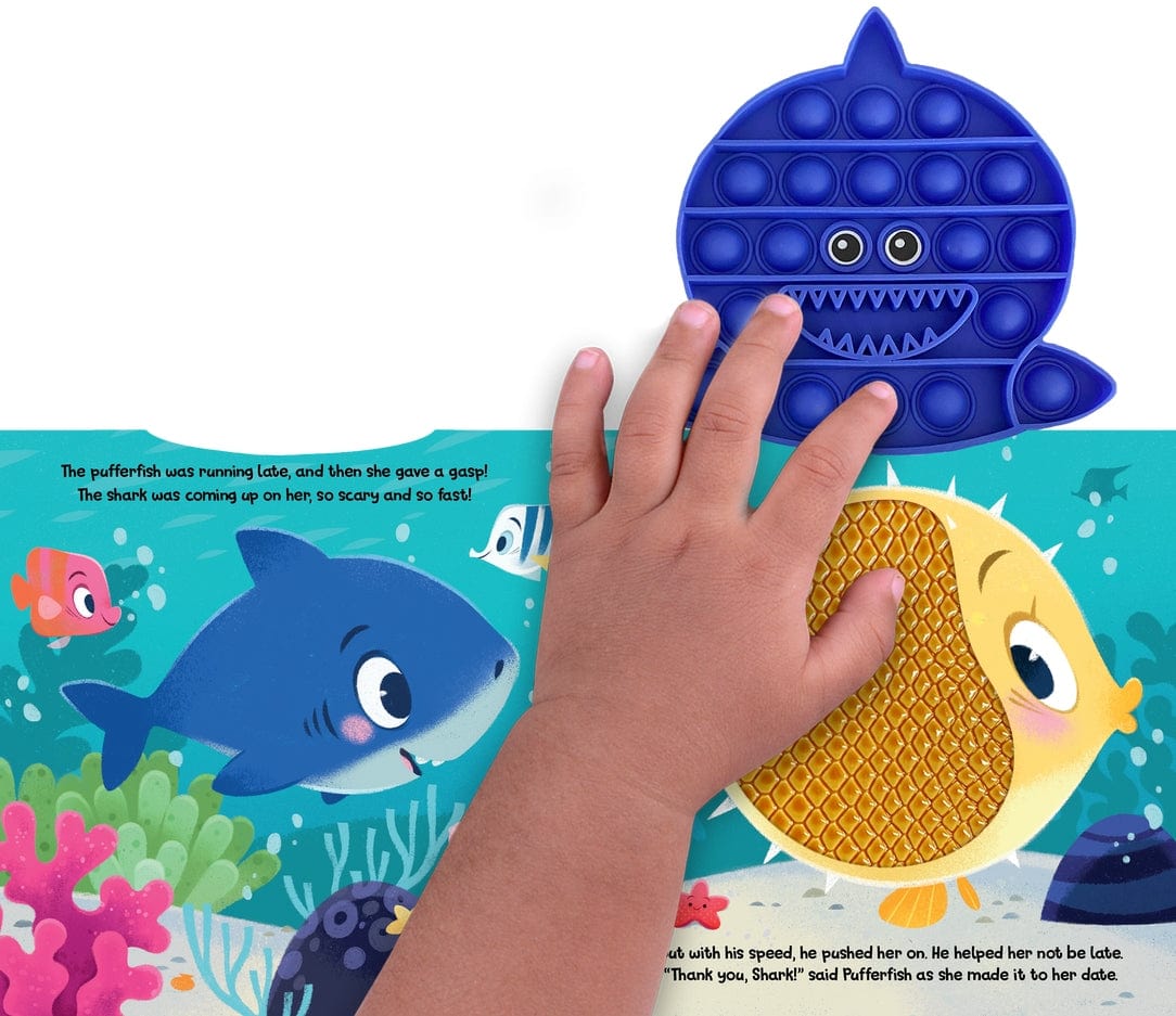 Little Hippo Books Little Shark - Your Sensory Fidget Friend - Little Miss Muffin Children & Home