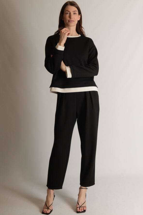 Before You Collection Before You Collection Butter Modal Contrast Border Pullover - Little Miss Muffin Children & Home