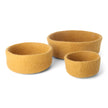 Gry & Sif Ochre Felt Bowl, 3 Sizes Available - Little Miss Muffin Children & Home