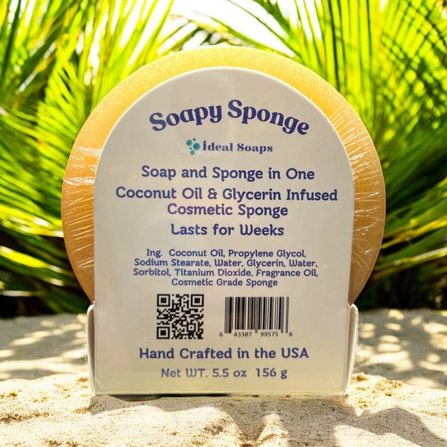 Ideal Soaps Soapy Sponge Beach - Little Miss Muffin Children & Home