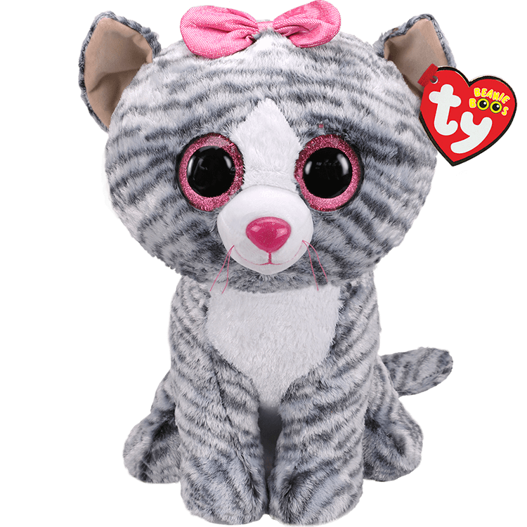 Ty Inc Ty Inc Kiki Grey Striped Cat - Little Miss Muffin Children & Home