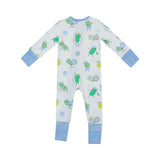 Angel Dear Pickleball Blue 2-Way Zipper Romper