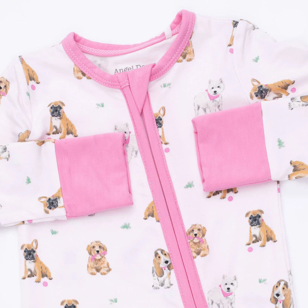 Bestie Dogs Pink Convertible Romper