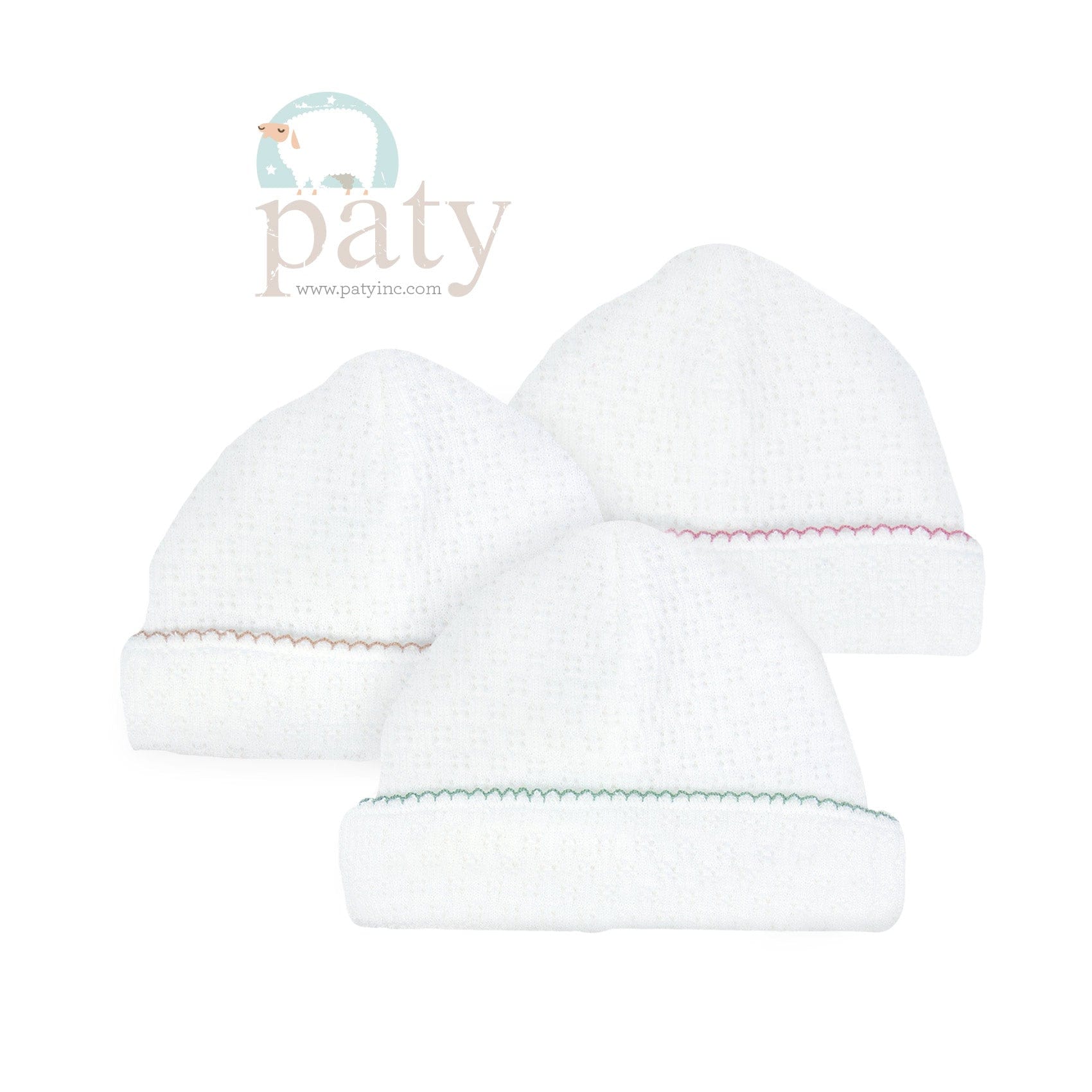 Paty, Inc. Paty White Saylor Cap with No Bow - Little Miss Muffin Children & Home