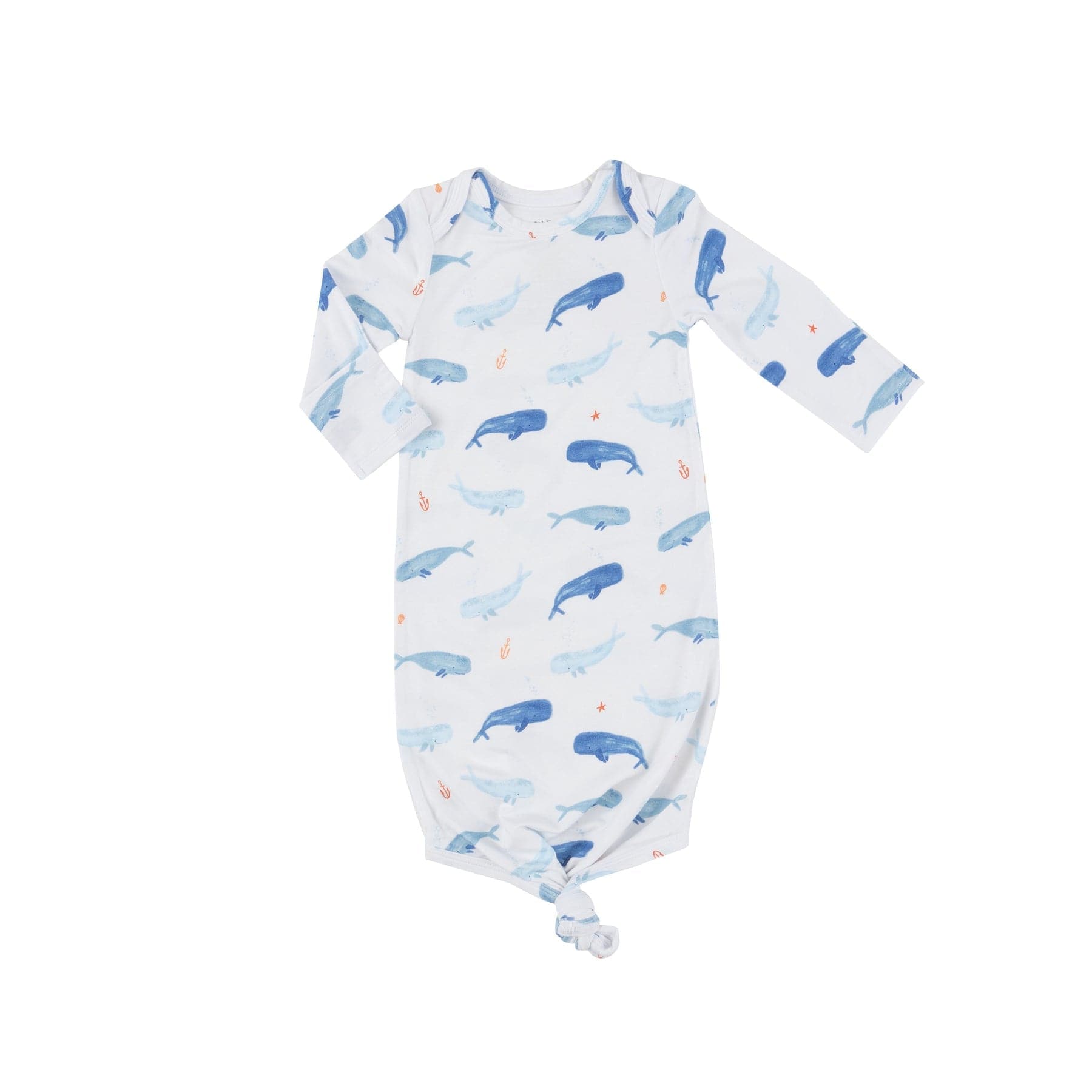 Angel Dear Angel Dear Whale Hello There Knotted Gown - Little Miss Muffin Children & Home