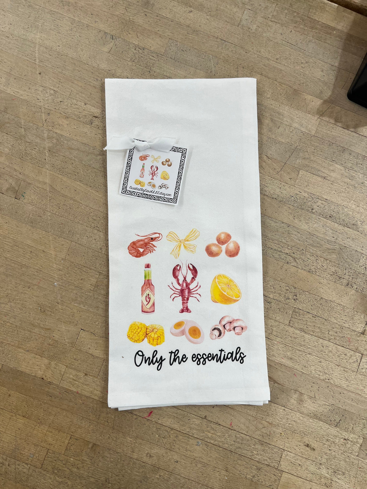 Created by Carol LLC Created by Carol Only the Essentials Crawfish Towel - Little Miss Muffin Children & Home