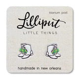 Lilliput Little Things Majorette Marching Boot Earrings