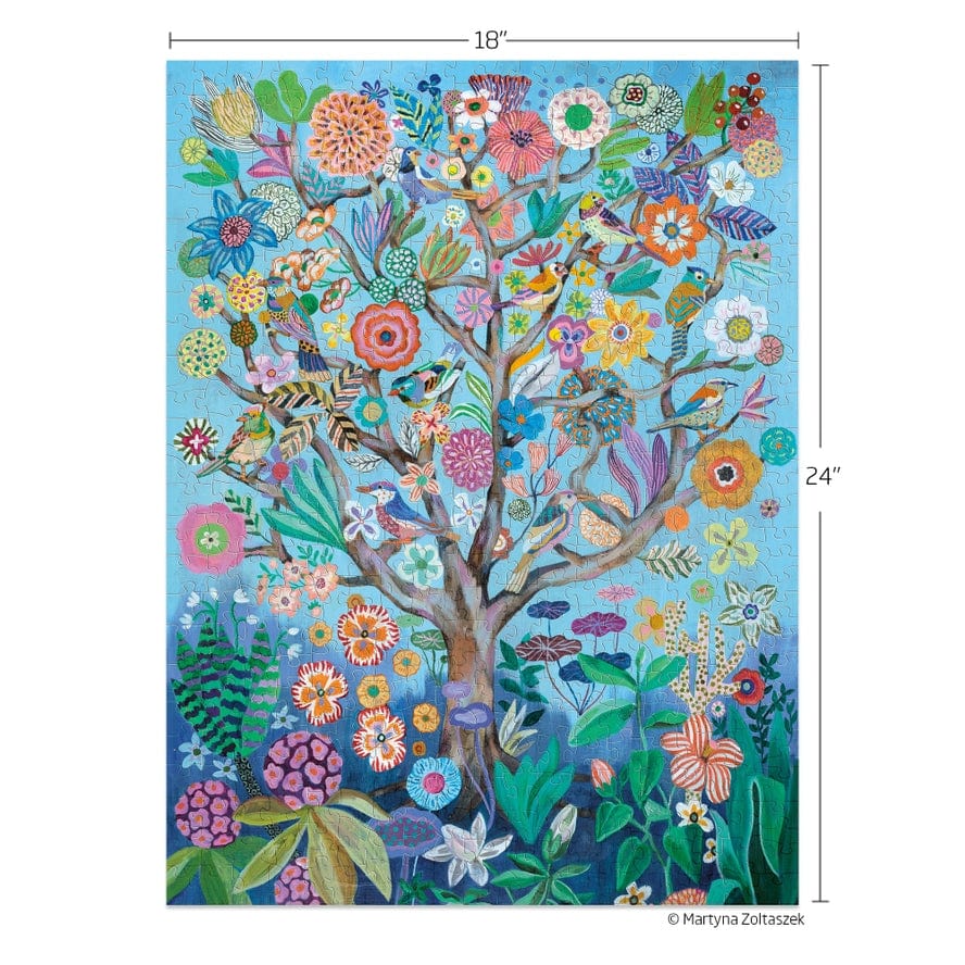 WerkShoppe WerkShoppe Tree Of Life 500 Piece Puzzle - Little Miss Muffin Children & Home