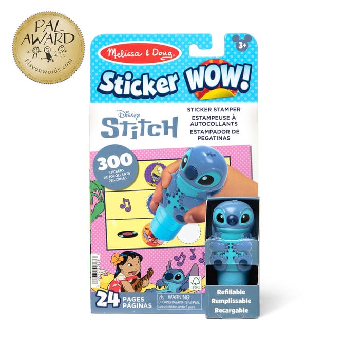 Melissa & Doug Sticker WOW! Activity Pad & Sticker Stamper Set - Stitch - Little Miss Muffin Children & Home