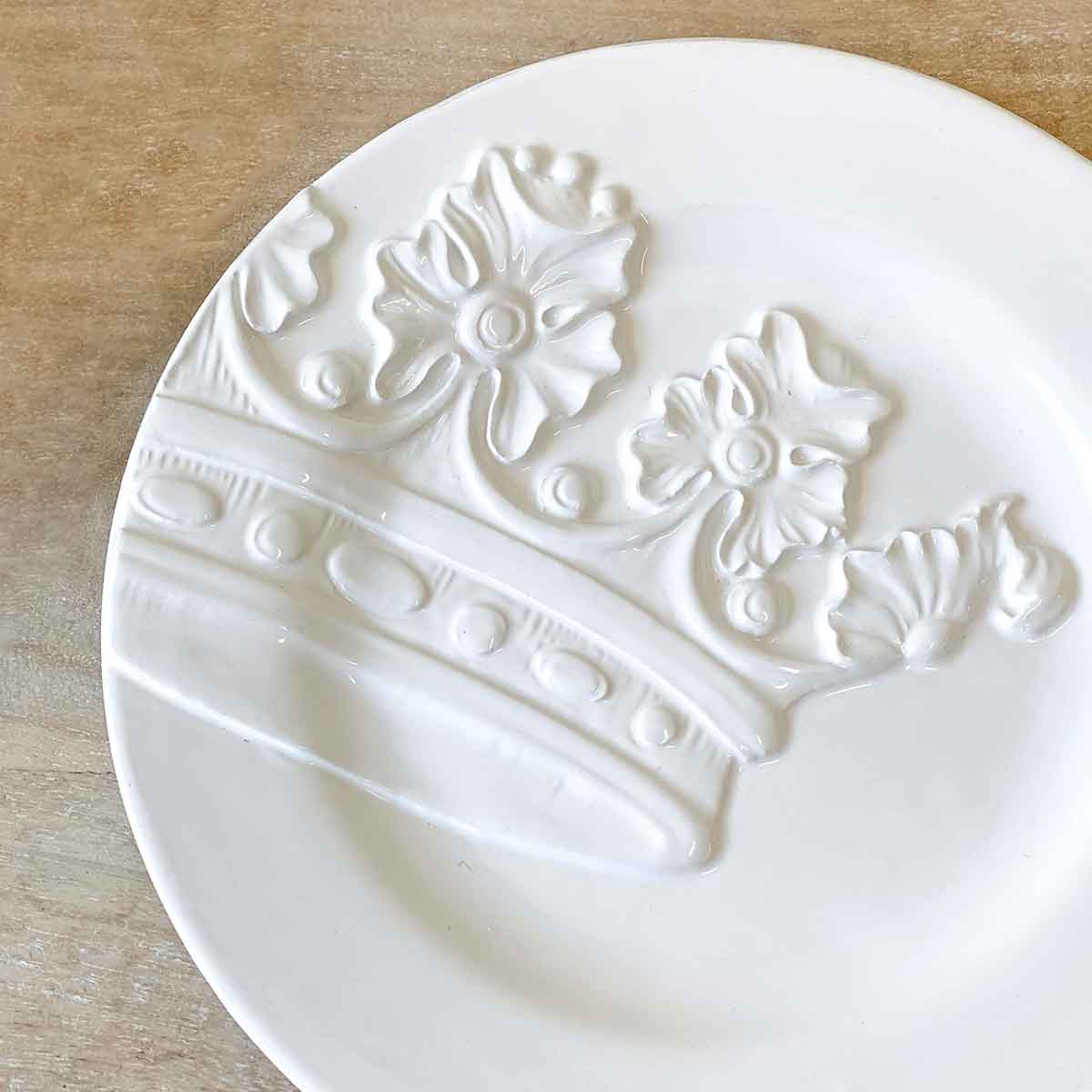 The Royal Standard The Royal Standard Royal Crown Embossed Plates (set of 4) - Little Miss Muffin Children & Home