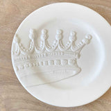 The Royal Standard Royal Crown Embossed Plates (set of 4)