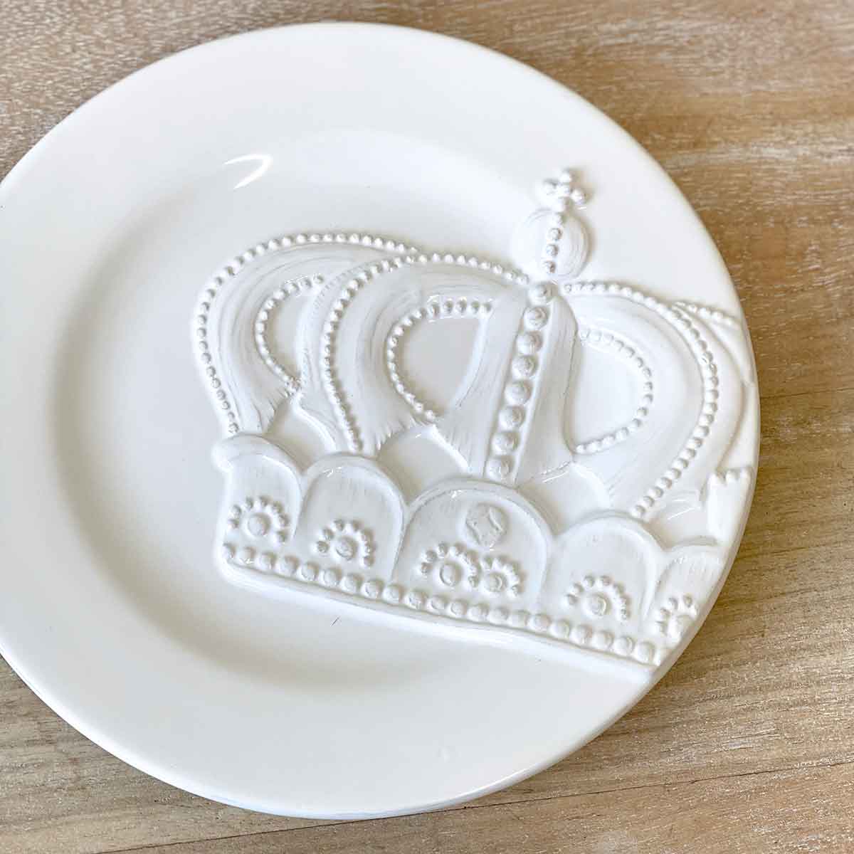 The Royal Standard The Royal Standard Royal Crown Embossed Plates (set of 4) - Little Miss Muffin Children & Home