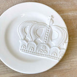 The Royal Standard Royal Crown Embossed Plates (set of 4)