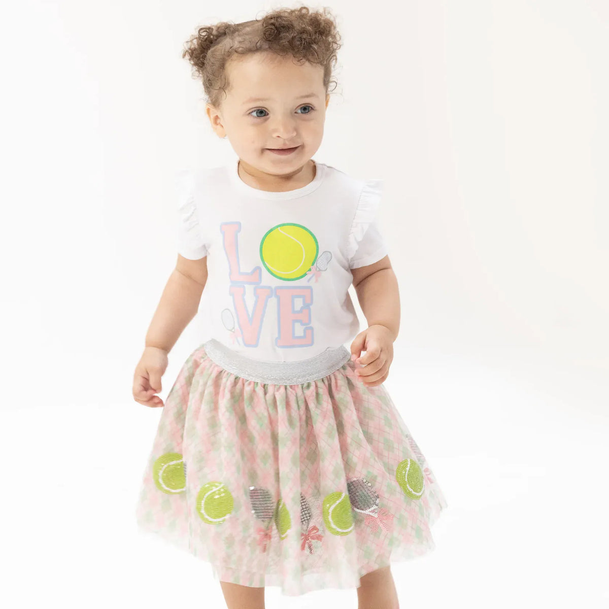 Pretty Tennis Tutu Skirt with Bike Shorts