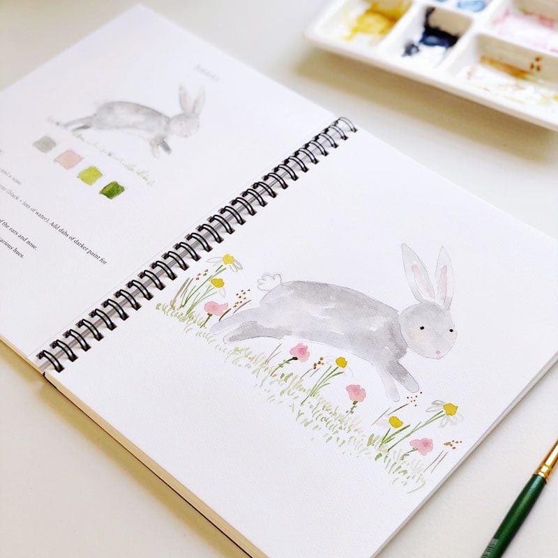 Emily Lex Studio Emily Lex Studio Animals Watercolor Workbook - Little Miss Muffin Children & Home