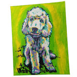 Mardiclaw Poodle Painting On Canvas - Little Miss Muffin Children & Home