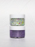 Galexie Glister "Indulge" Fine Lavender Glitter Gel - Hair, Face, Body