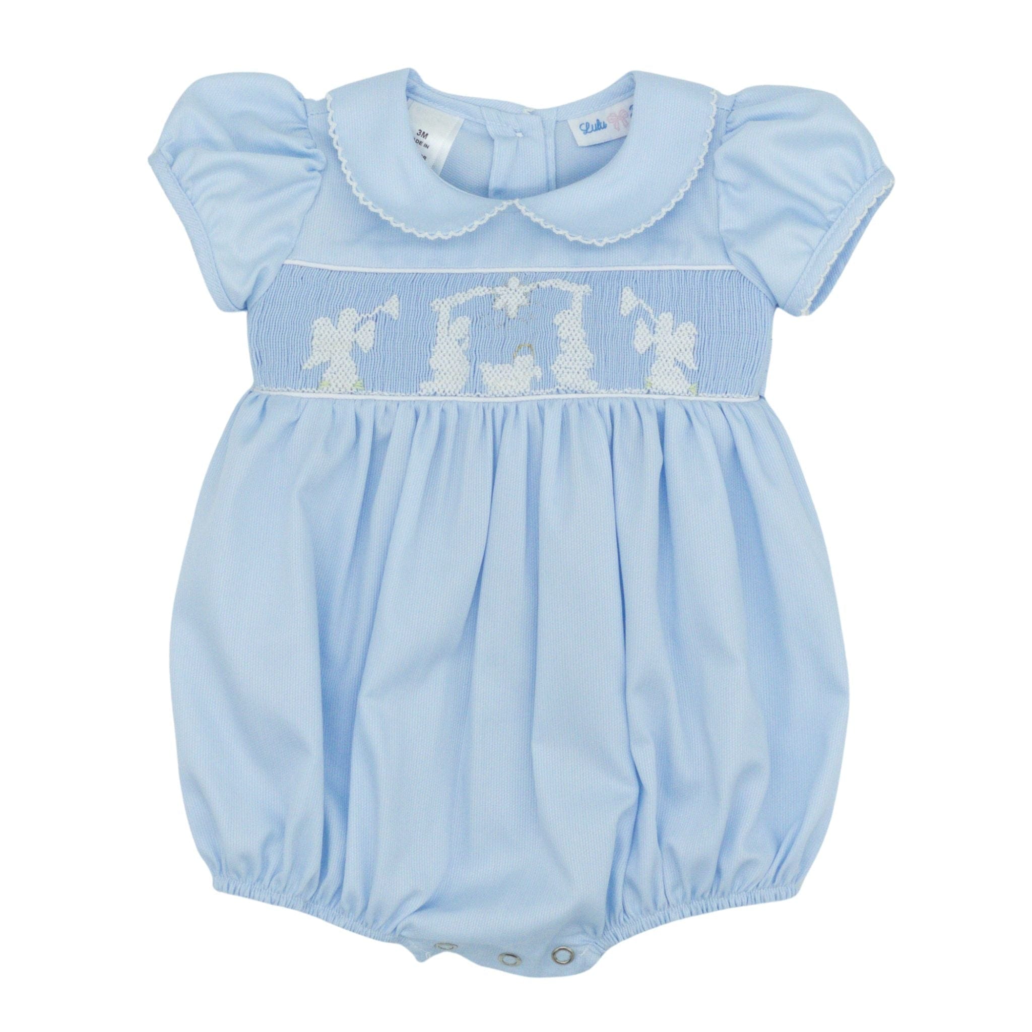 Nativity Smocked Rosie Bubble