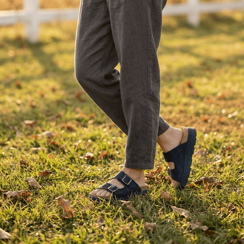 Modulink Double Strap Buckle Slide Sandal