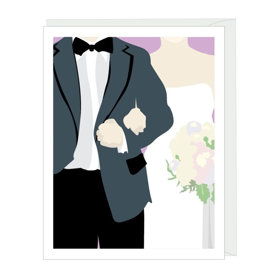 Apartment 2 Cards Apartment 2 Cards Tuxedo Couple Wedding Card - Little Miss Muffin Children & Home