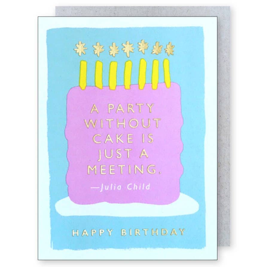 J.Falkner Cards J Falkner Cake Quote Birthday - Little Miss Muffin Children & Home