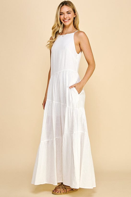 Pinch Pinch Sleeveless Tiered Maxi Dress - Little Miss Muffin Children & Home