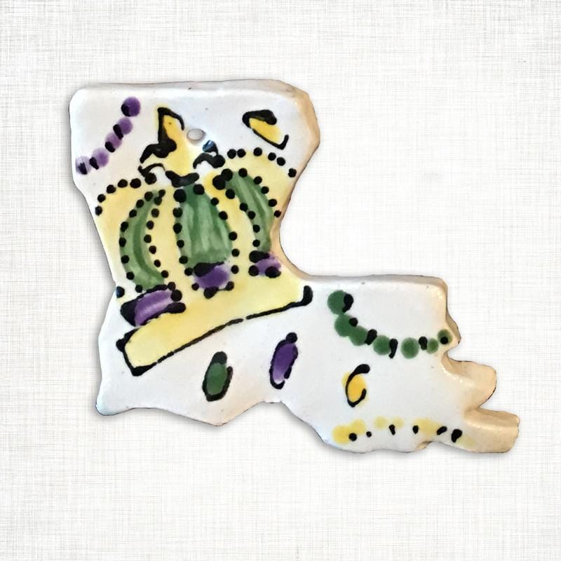 Magnolia Creative Co Louisiana Mardi Gras Crown Ornament – Little Miss