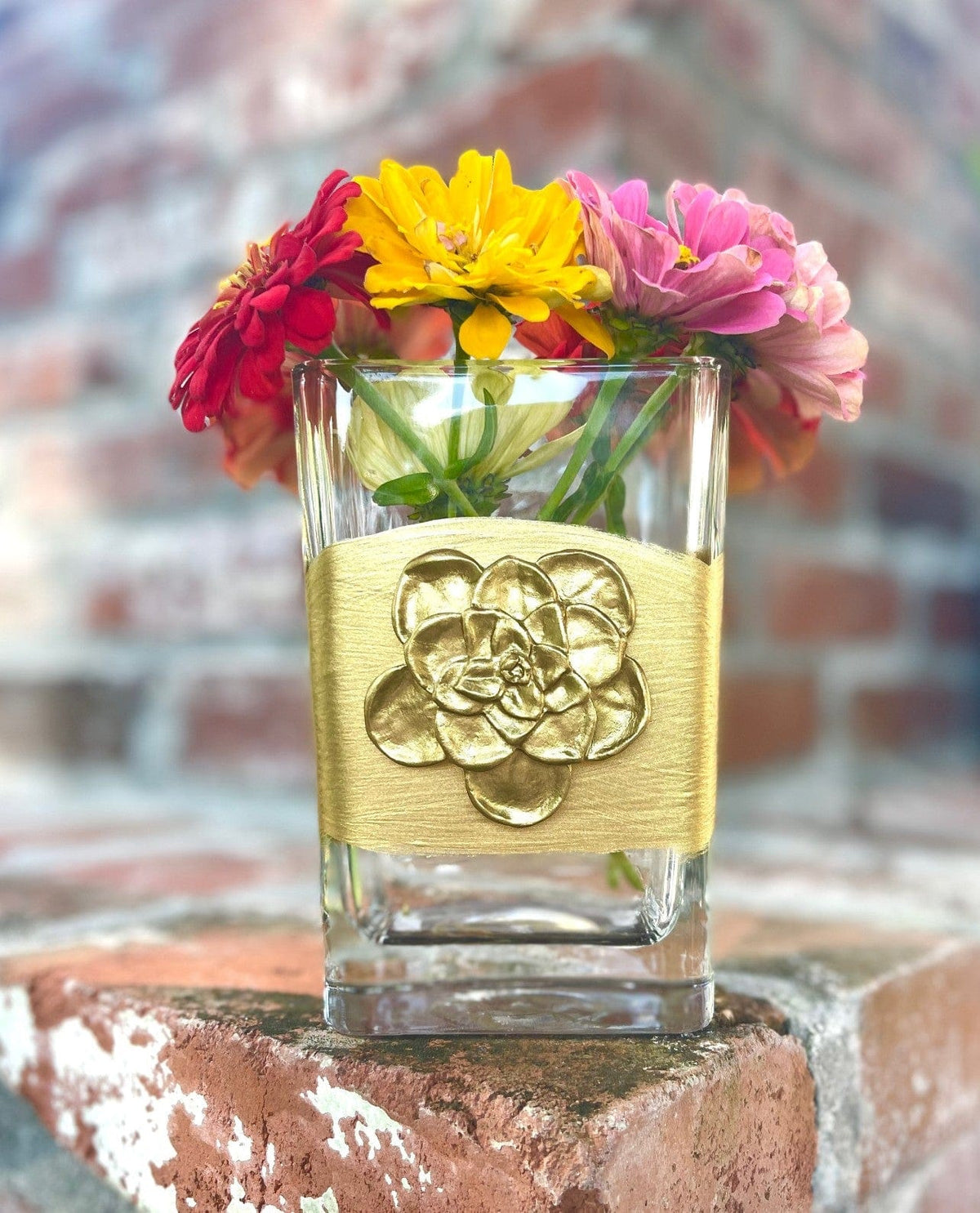 Carol Cassisa Carol Cassisa Rectangle Vase Succulent Fleur - Little Miss Muffin Children & Home