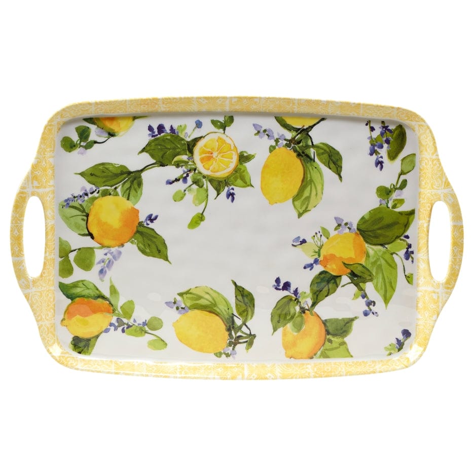 Certified International Certified International Lemon Zest Melamine HW Rectangular Tray - Little Miss Muffin Children & Home