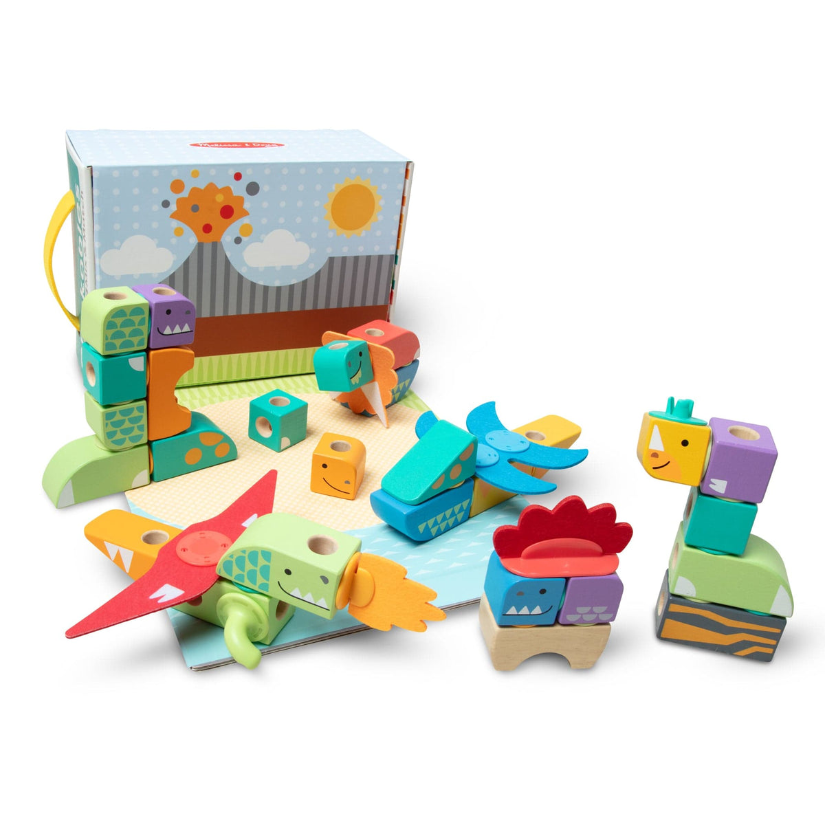 Blockable Dinosaur Play Set