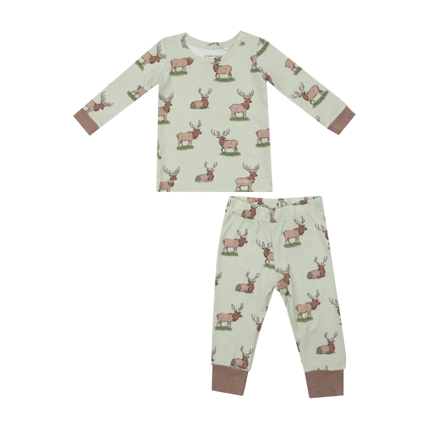 Angel Dear Angel Dear Elk Long Sleeve Loungewear Set - Little Miss Muffin Children & Home