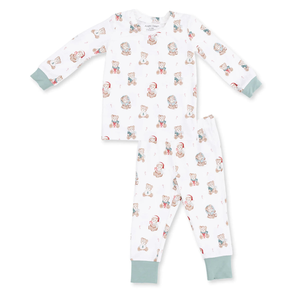 Christmas Teddy Bears Uni Long Sleeve Loungewear Set