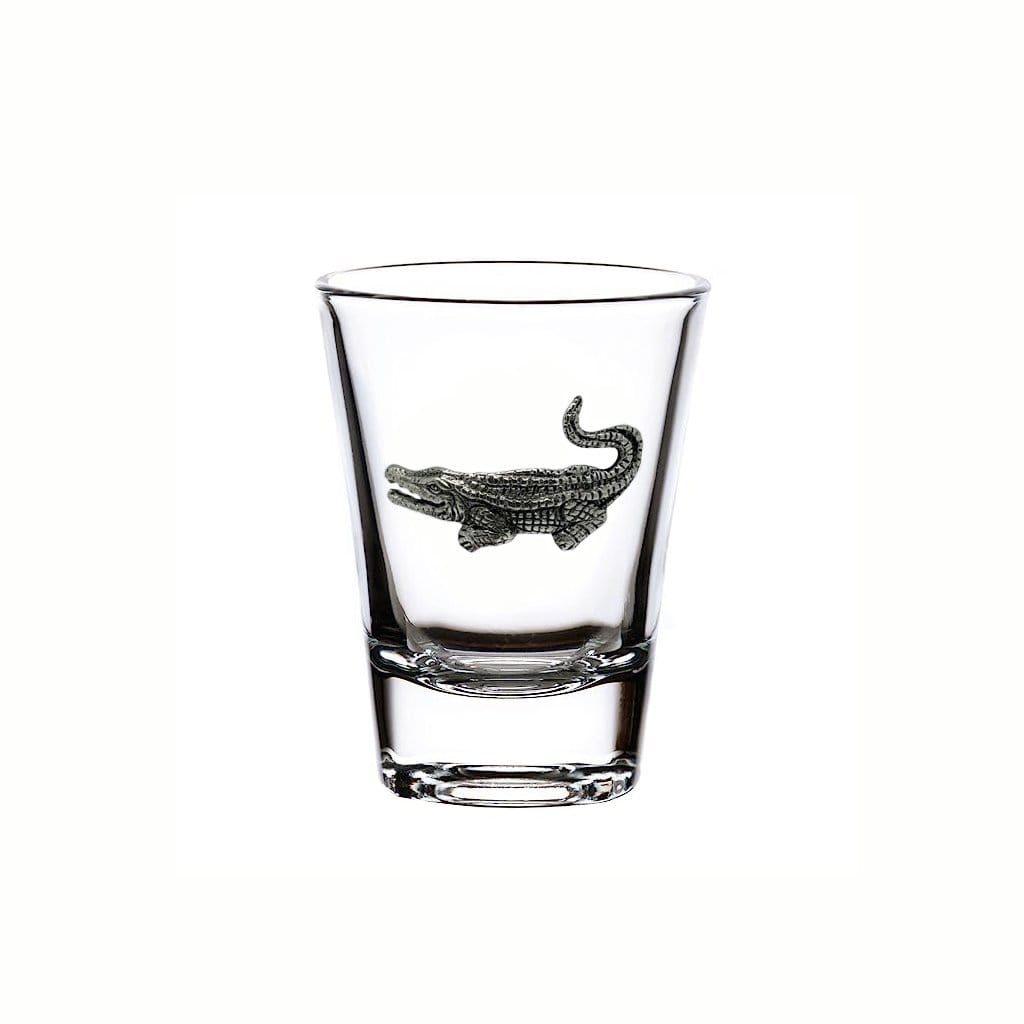 Alligator 2 Ounce Classic Shot Glass