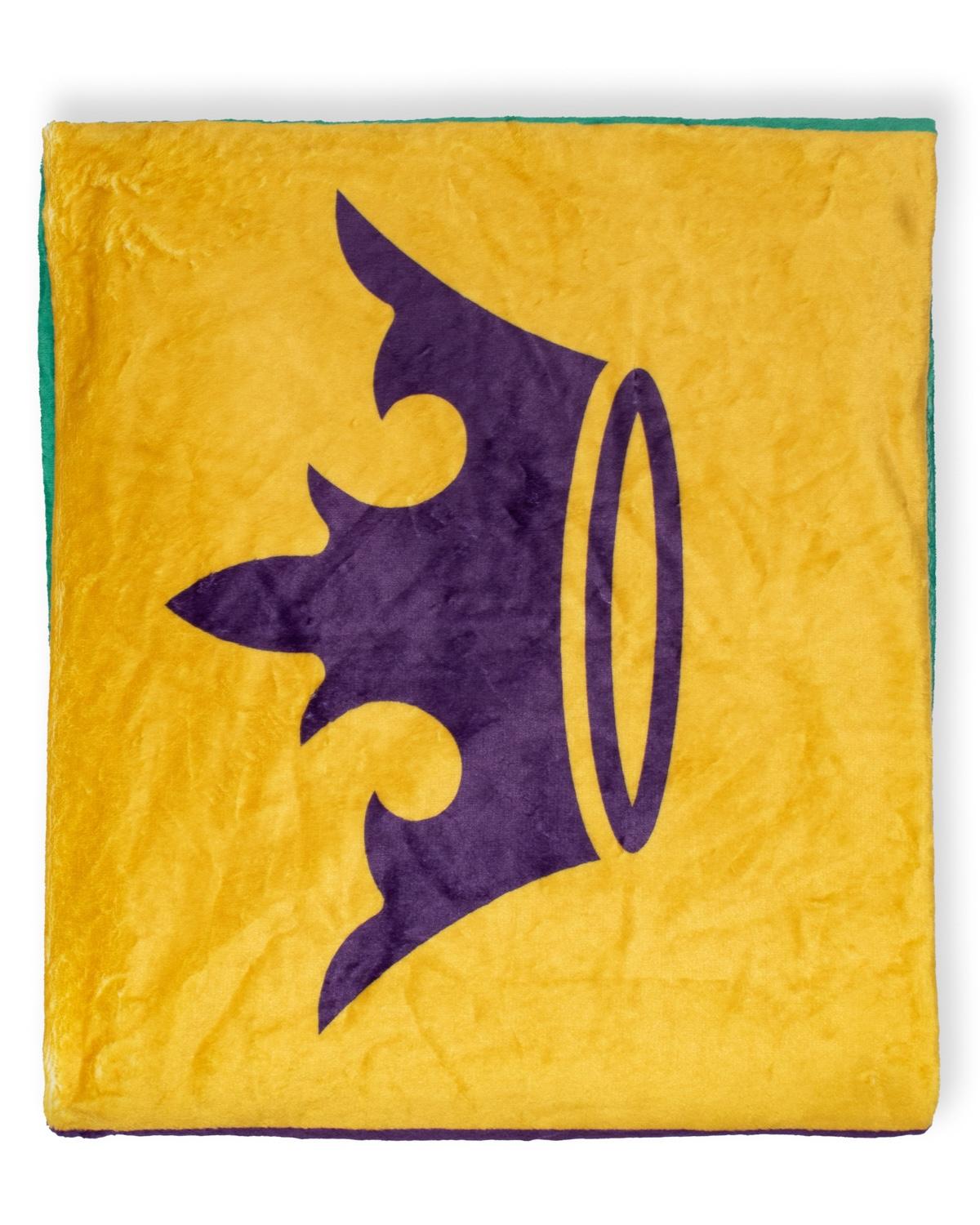 Mardi Gras Flag Throw