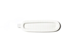 Coton Colors Company Coton Colors Company White Stripe Skinny Oval Platter - Little Miss Muffin Children & Home