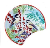 180 Degrees Holiday Birds Melamine 9" Plates, 4 Styles Available