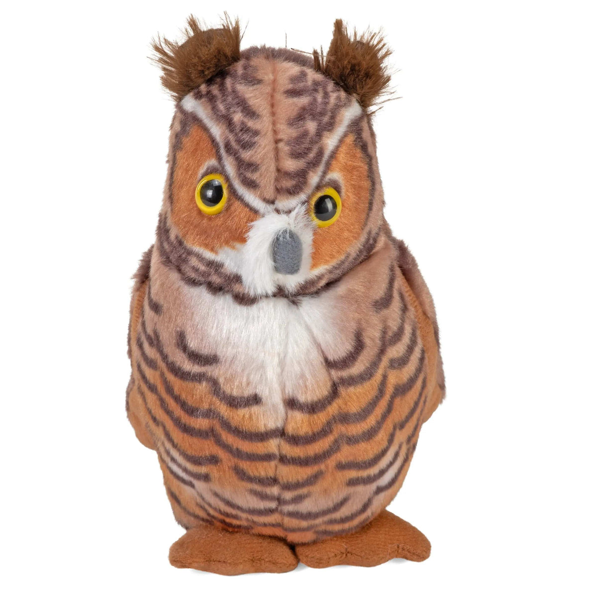 Wild Republic Audubon Birds Great Horned Owl Plush, view 2