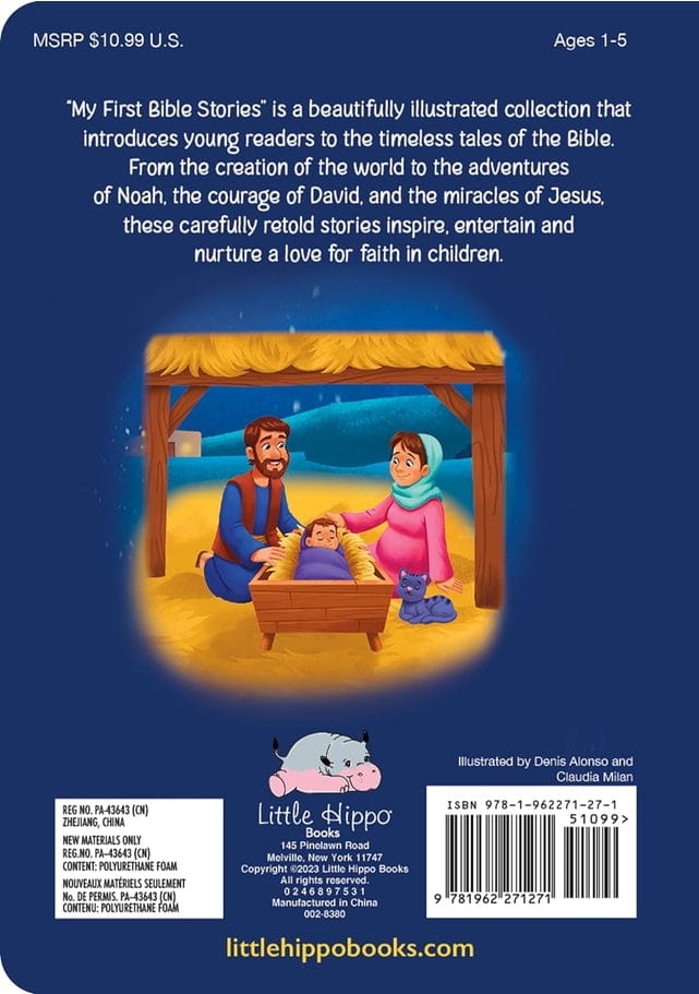 Little Hippo Books My First Bible Stories - Little Miss Muffin Children & Home